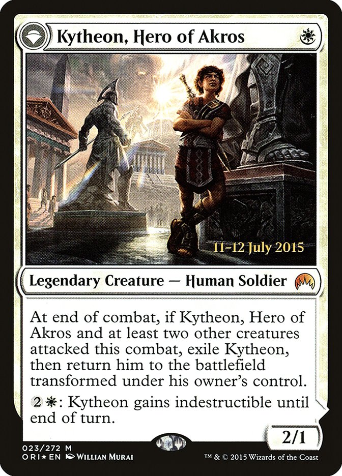 Kytheon, Hero of Akros // Gideon, Battle-Forged [Magic Origins Prerelease Promos] | L.A. Mood Comics and Games