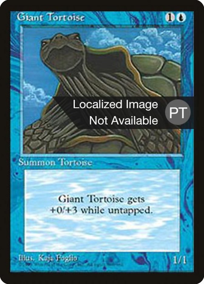 Giant Tortoise [Fourth Edition (Foreign Black Border)] | L.A. Mood Comics and Games
