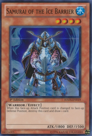 Samurai of the Ice Barrier [HA03-EN019] Super Rare | L.A. Mood Comics and Games