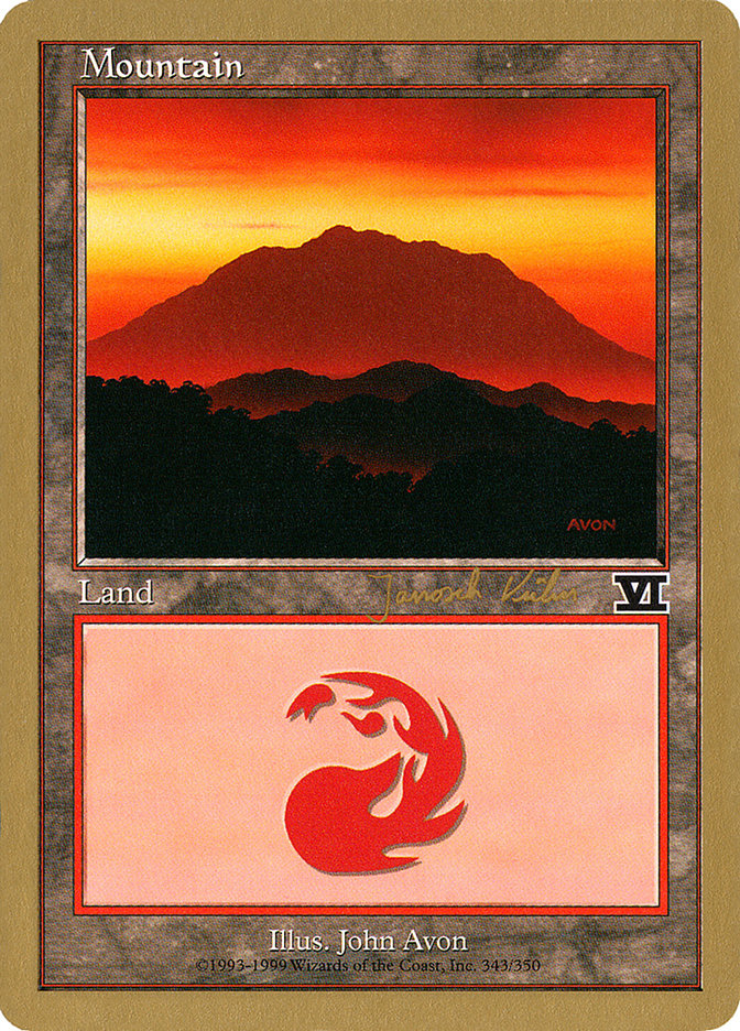 Mountain (jk343) (Janosch Kuhn) [World Championship Decks 2000] | L.A. Mood Comics and Games