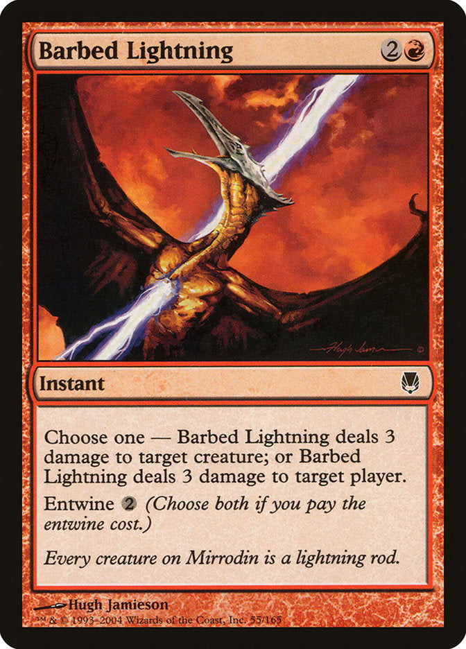 Barbed Lightning [Darksteel] | L.A. Mood Comics and Games