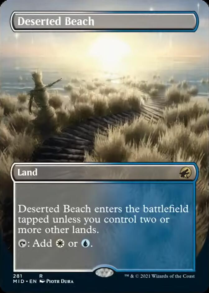 Deserted Beach (Borderless Alternate Art) [Innistrad: Midnight Hunt] | L.A. Mood Comics and Games