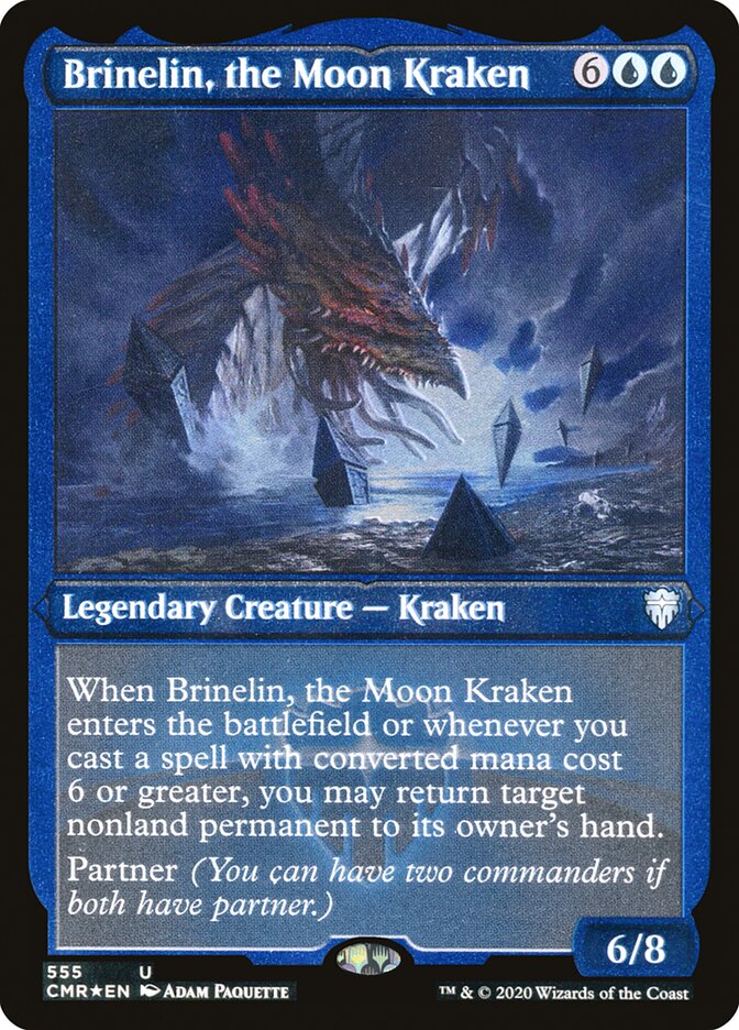 Brinelin, the Moon Kraken (Etched) [Commander Legends] | L.A. Mood Comics and Games