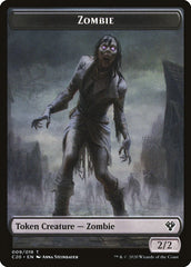 Human Soldier (004) // Zombie Double-Sided Token [Commander 2020 Tokens] | L.A. Mood Comics and Games