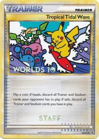 Tropical Tidal Wave (HGSS18) (Staff) [HeartGold & SoulSilver: Black Star Promos] | L.A. Mood Comics and Games
