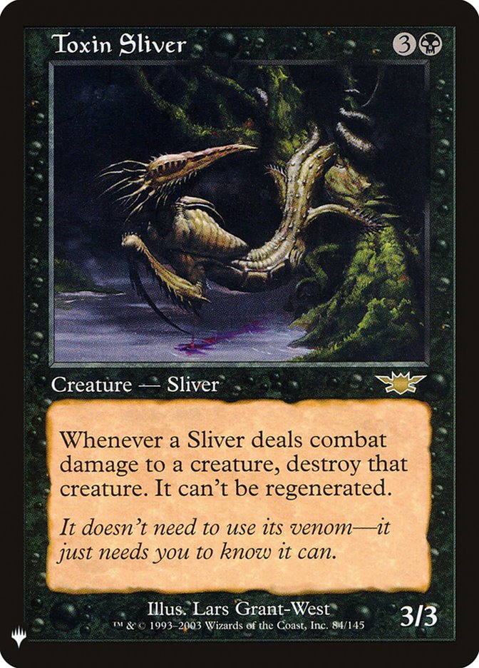 Toxin Sliver [Mystery Booster] | L.A. Mood Comics and Games