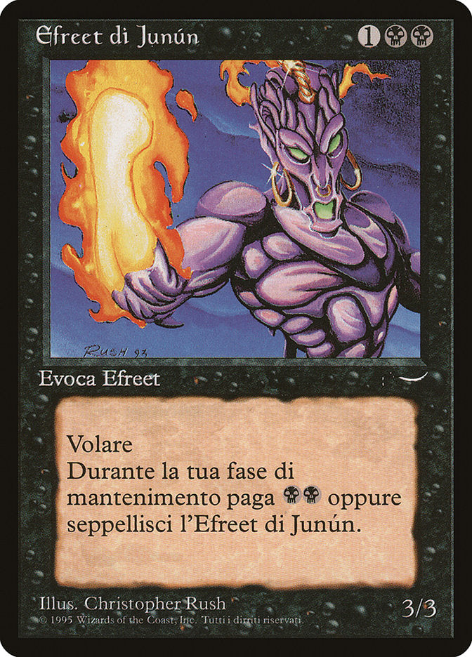 Junun Efreet (Italian) - "Efreet di Junun" [Rinascimento] | L.A. Mood Comics and Games