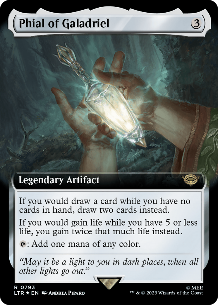 Phial of Galadriel (Extended Art) (Surge Foil) [The Lord of the Rings: Tales of Middle-Earth] | L.A. Mood Comics and Games
