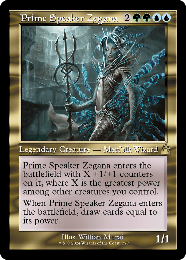 Prime Speaker Zegana (Retro Frame) [Ravnica Remastered] | L.A. Mood Comics and Games