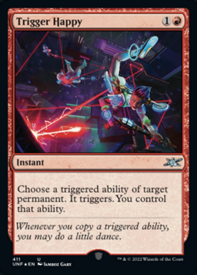 Trigger Happy (Galaxy Foil) [Unfinity] | L.A. Mood Comics and Games