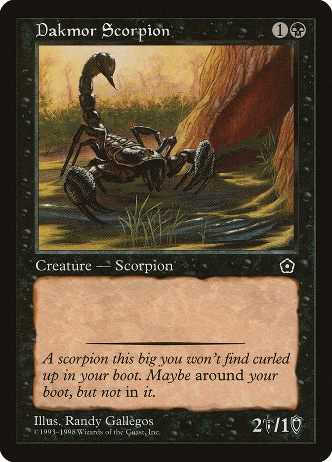 Dakmor Scorpion [Portal Second Age] | L.A. Mood Comics and Games
