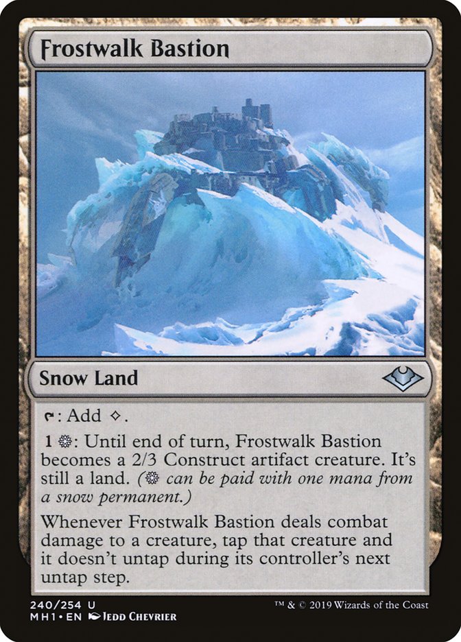 Frostwalk Bastion [Modern Horizons] | L.A. Mood Comics and Games