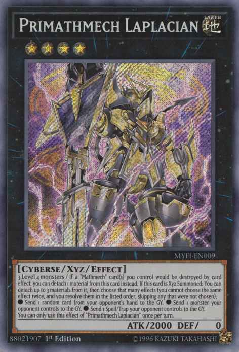 Primathmech Laplacian [MYFI-EN009] Secret Rare | L.A. Mood Comics and Games