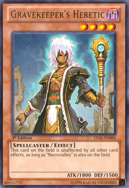 Gravekeeper's Heretic [LVAL-EN084] Rare | L.A. Mood Comics and Games