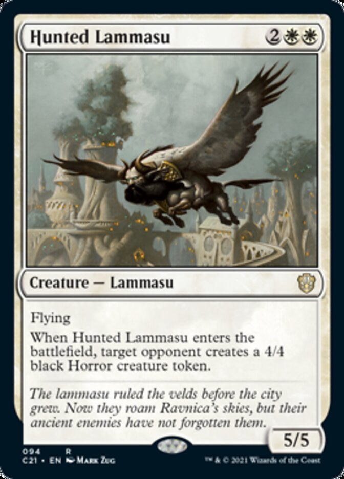 Hunted Lammasu [Commander 2021] | L.A. Mood Comics and Games