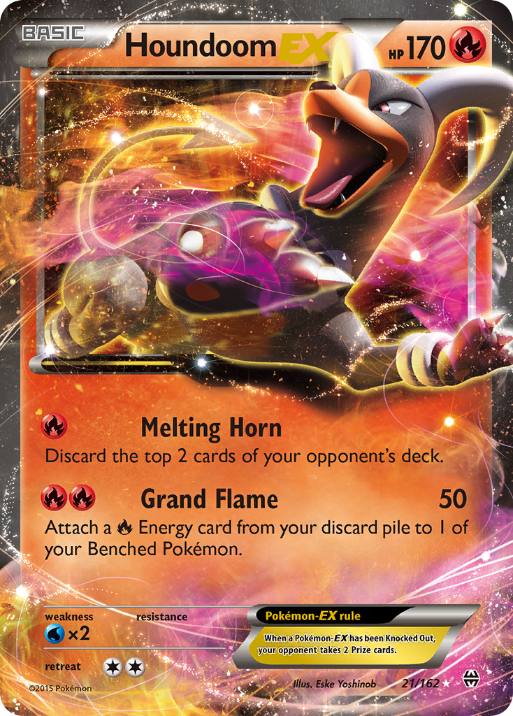 Houndoom EX (21/162) [XY: BREAKthrough] | L.A. Mood Comics and Games