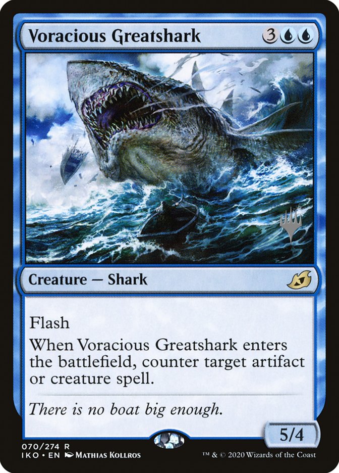 Voracious Greatshark (Promo Pack) [Ikoria: Lair of Behemoths Promos] | L.A. Mood Comics and Games