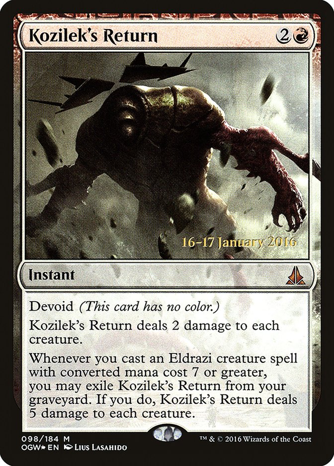 Kozilek's Return [Oath of the Gatewatch Prerelease Promos] | L.A. Mood Comics and Games