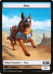 Cat (011) // Dog Double-Sided Token [Core Set 2021 Tokens] | L.A. Mood Comics and Games