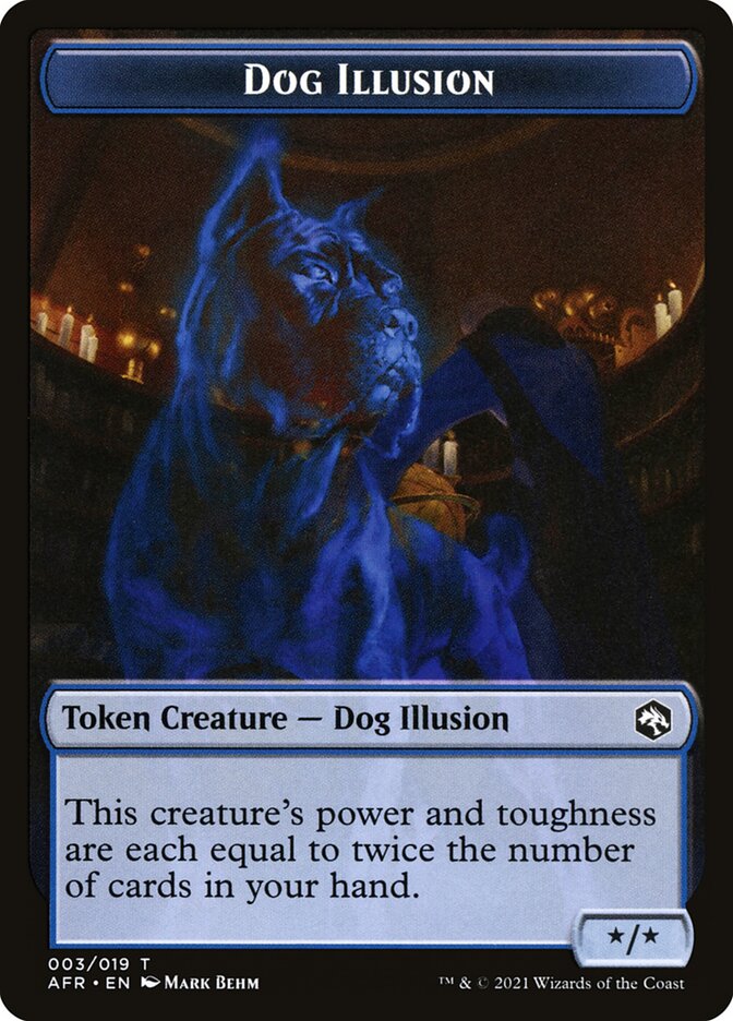 Angel // Dog Illusion Double-Sided Token [Dungeons & Dragons: Adventures in the Forgotten Realms Tokens] | L.A. Mood Comics and Games