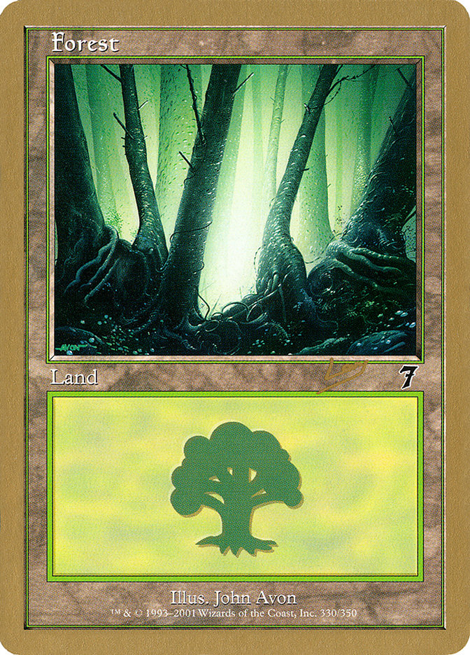 Forest (rl330) (Raphael Levy) [World Championship Decks 2002] | L.A. Mood Comics and Games