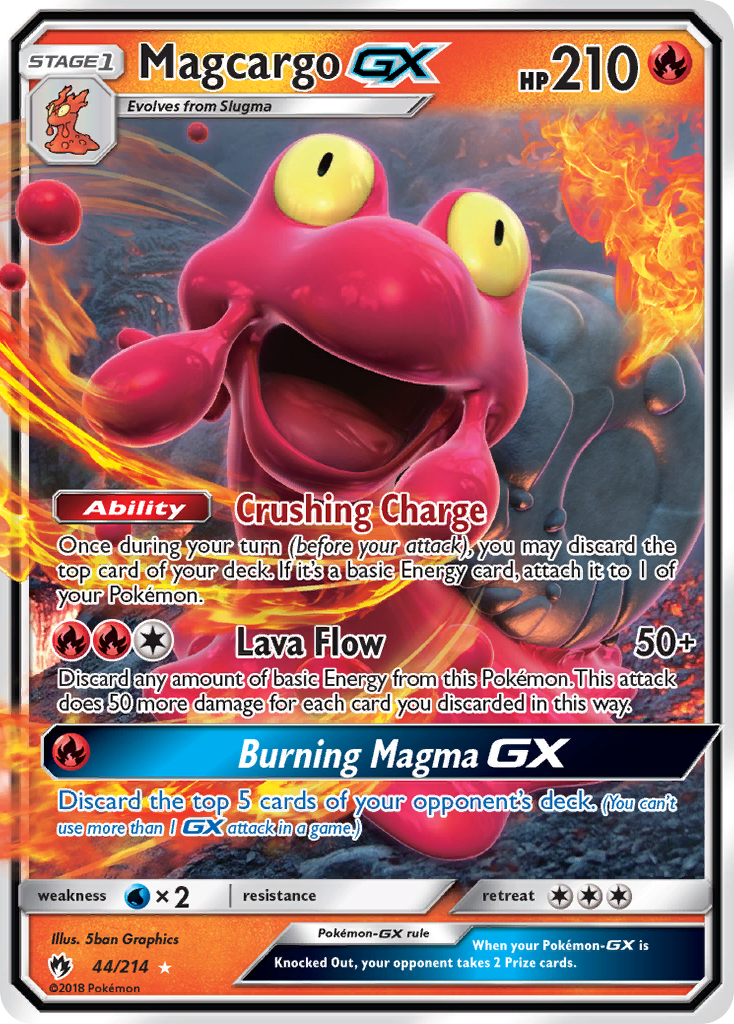 Magcargo GX (44/214) [Sun & Moon: Lost Thunder] | L.A. Mood Comics and Games