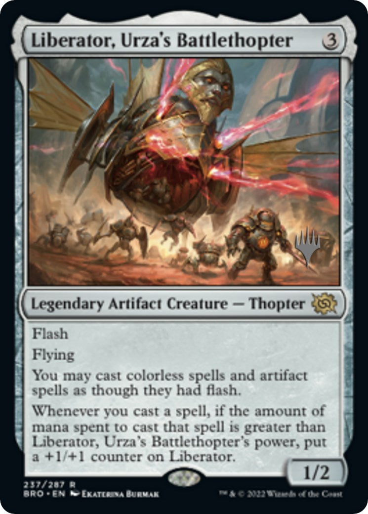 Liberator, Urza's Battlethopter (Promo Pack) [The Brothers' War Promos] | L.A. Mood Comics and Games