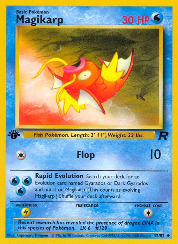 Magikarp (47/82) [Team Rocket 1st Edition] | L.A. Mood Comics and Games