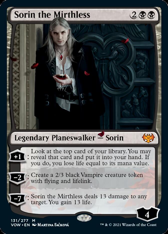 Sorin the Mirthless [Innistrad: Crimson Vow] | L.A. Mood Comics and Games