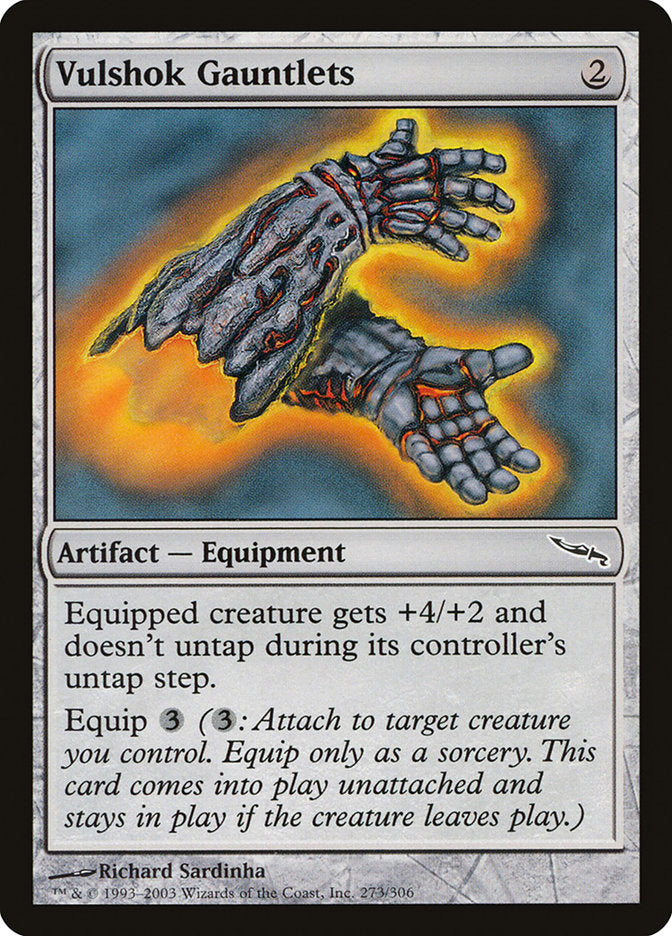 Vulshok Gauntlets [Mirrodin] | L.A. Mood Comics and Games