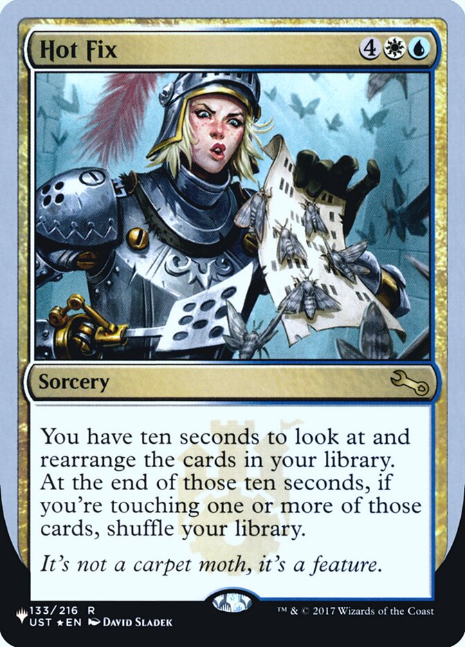 Hot Fix (Unfinity Foil Edition) [The List] | L.A. Mood Comics and Games