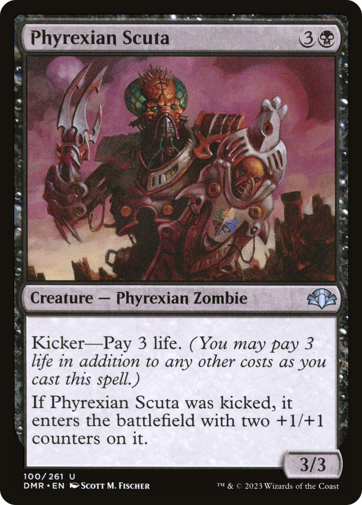 Phyrexian Scuta [Dominaria Remastered] | L.A. Mood Comics and Games