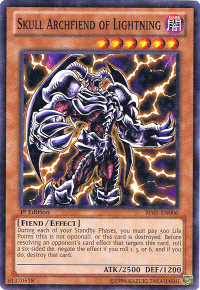 Skull Archfiend of Lightning [BP01-EN006] Starfoil Rare | L.A. Mood Comics and Games