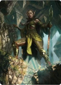Nissa of Shadowed Boughs 1 Art Card [Zendikar Rising Art Series] | L.A. Mood Comics and Games