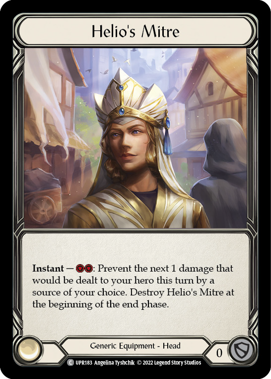 Helio's Mitre [UPR183] (Uprising)  Cold Foil | L.A. Mood Comics and Games