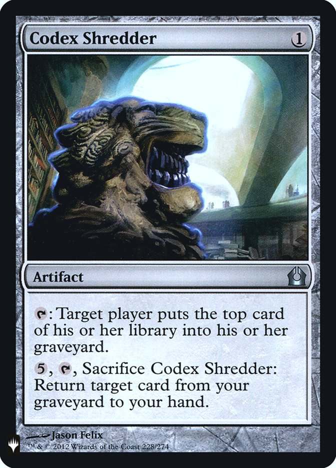 Codex Shredder [Mystery Booster] | L.A. Mood Comics and Games