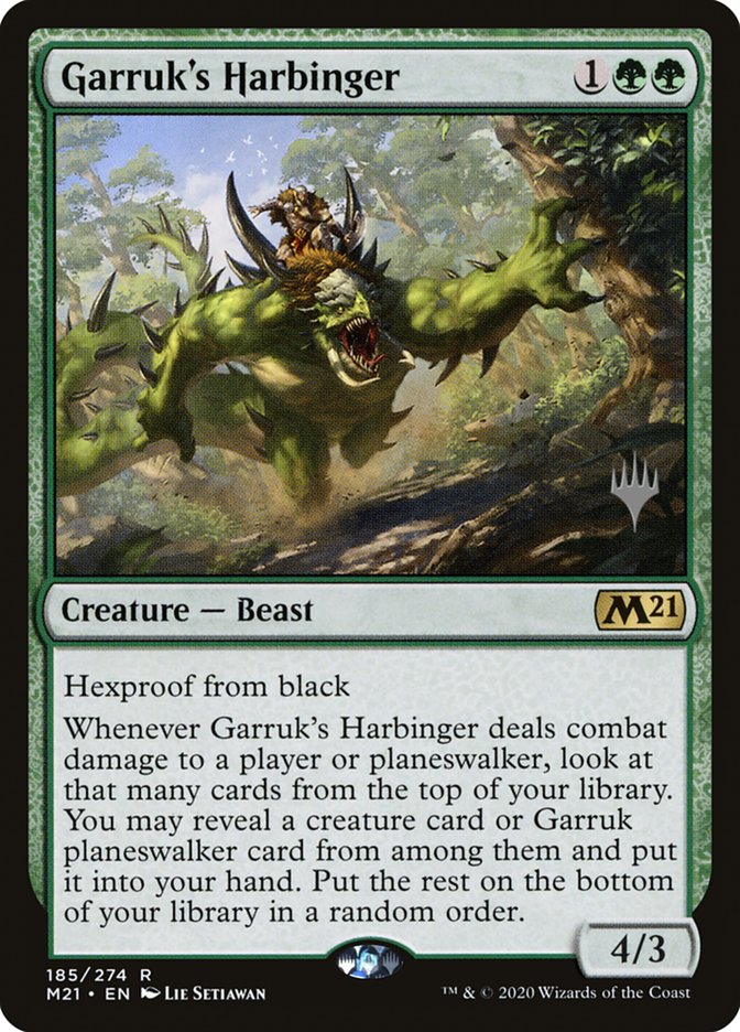 Garruk's Harbinger (Promo Pack) [Core Set 2021 Promos] | L.A. Mood Comics and Games