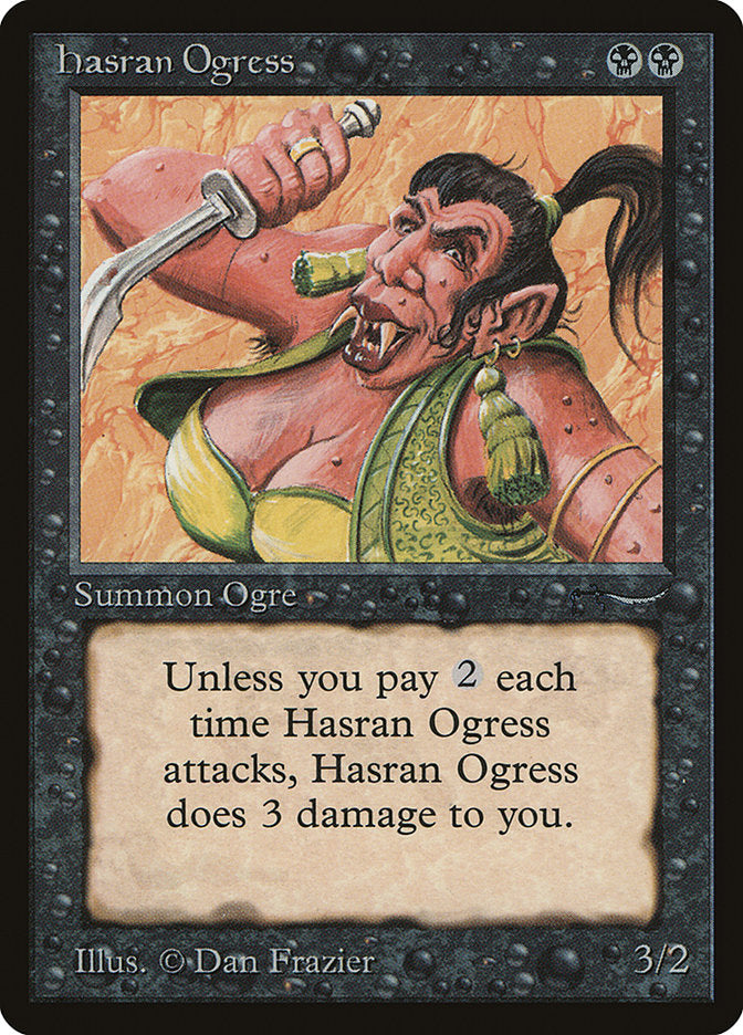 Hasran Ogress (Light Mana Cost) [Arabian Nights] | L.A. Mood Comics and Games