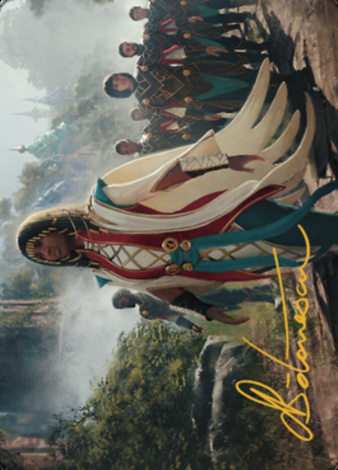 Queen Kayla bin-Kroog Art Card (Gold-Stamped Signature) [The Brothers' War Art Series] | L.A. Mood Comics and Games