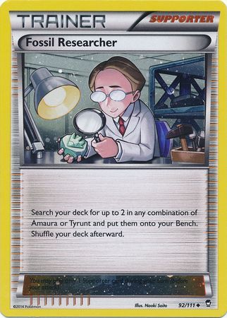 Fossil Researcher (92/111) (Cosmos Holo) [XY: Furious Fists] | L.A. Mood Comics and Games