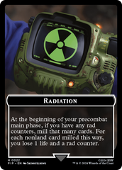 Radiation // Zombie Mutant Double-Sided Token [Fallout Tokens] | L.A. Mood Comics and Games