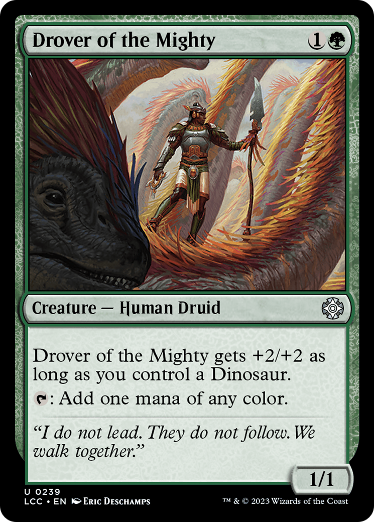 Drover of the Mighty [The Lost Caverns of Ixalan Commander] | L.A. Mood Comics and Games