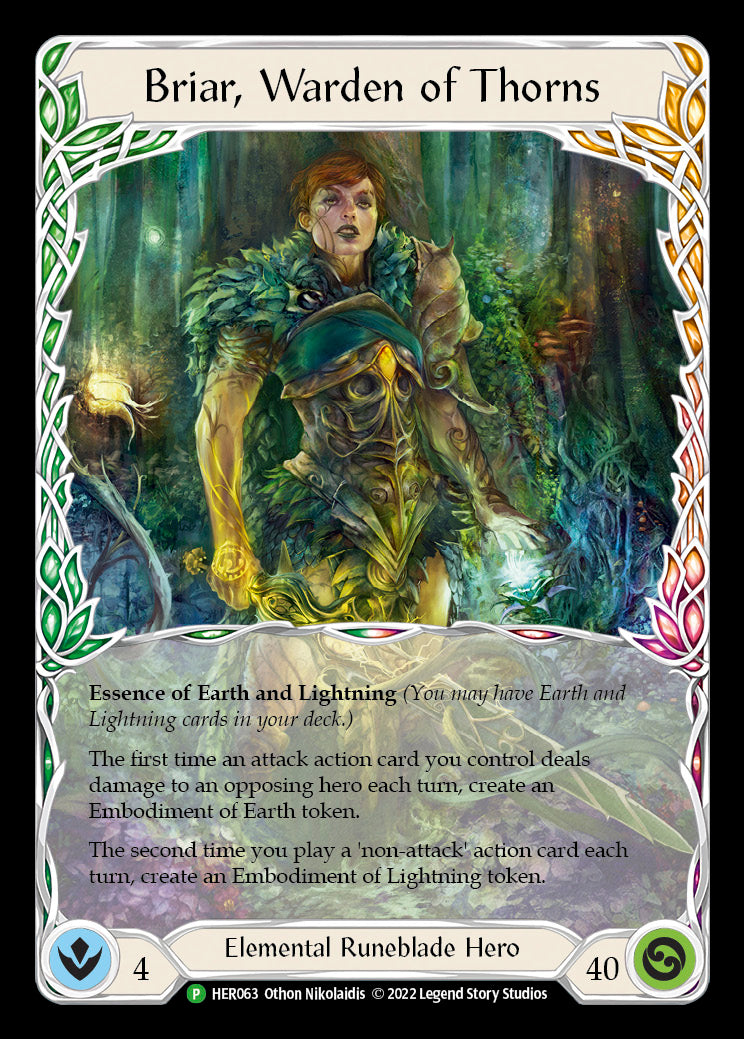 Briar, Warden of Thorns [HER063] (Promo)  Cold Foil | L.A. Mood Comics and Games