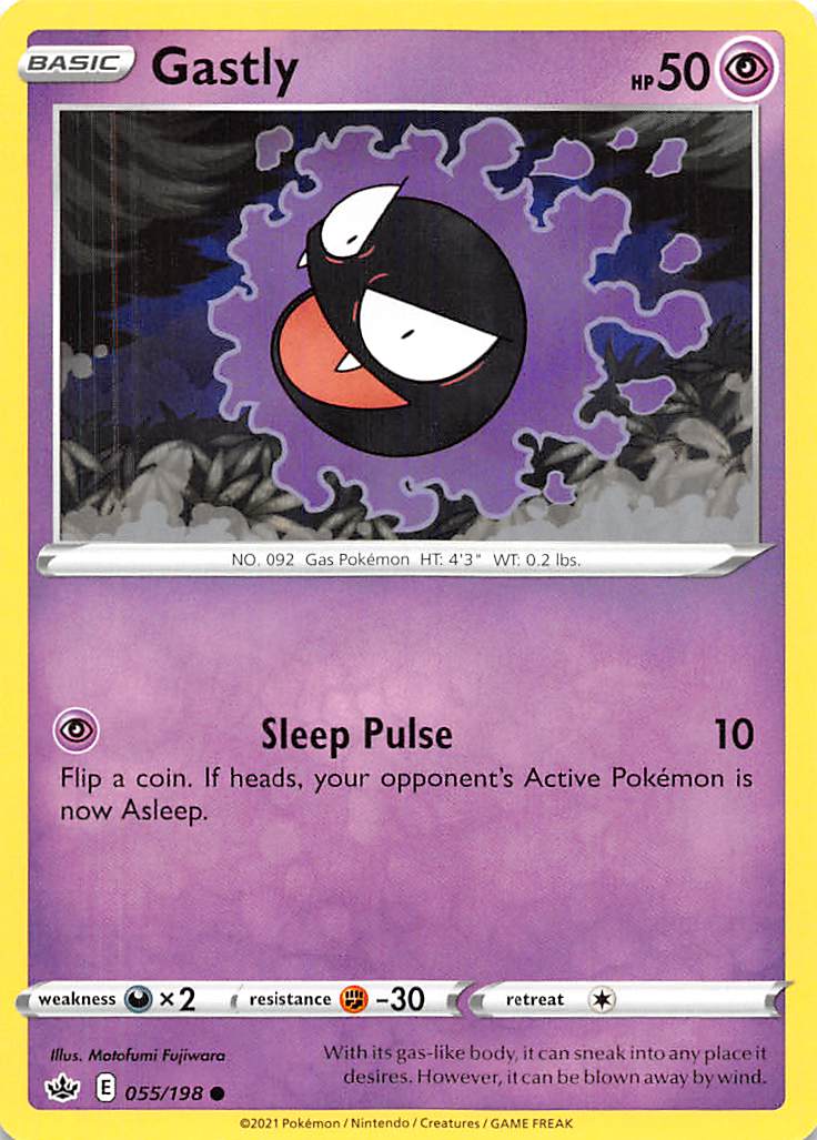 Gastly (055/198) [Sword & Shield: Chilling Reign] | L.A. Mood Comics and Games