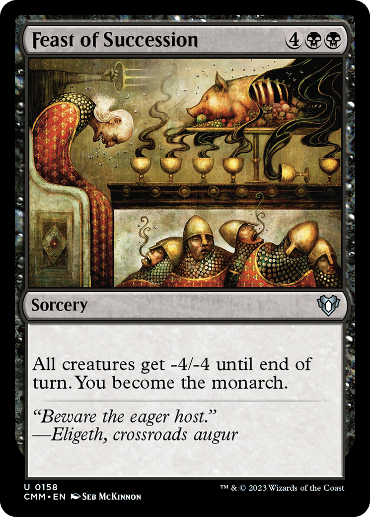 Feast of Succession [Commander Masters] | L.A. Mood Comics and Games