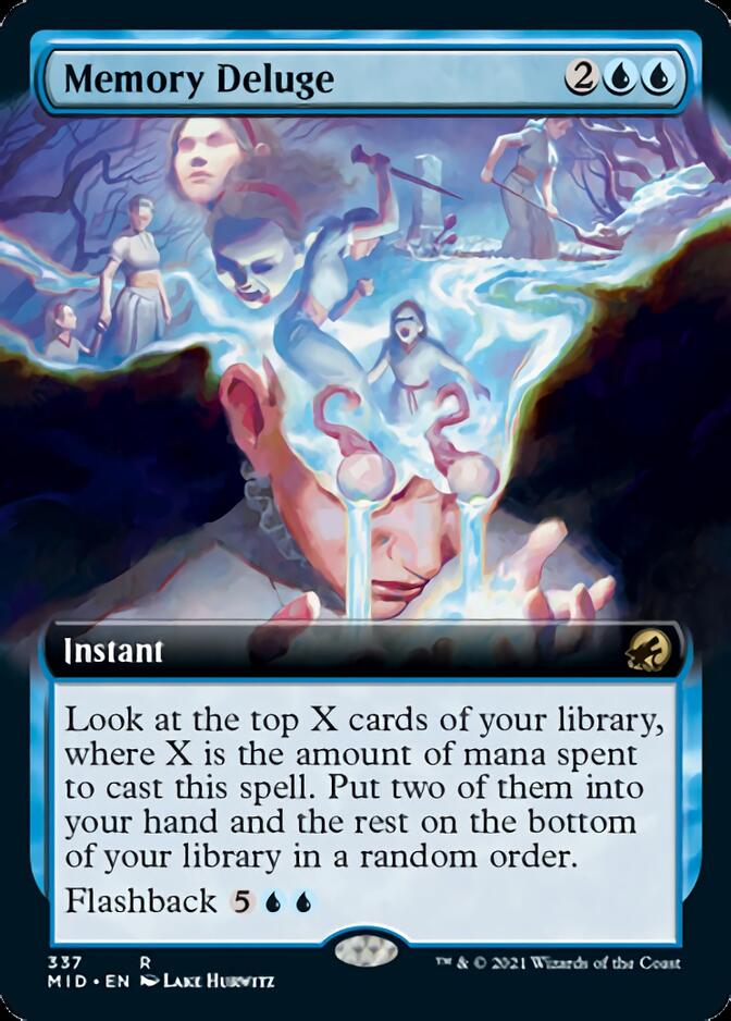 Memory Deluge (Extended Art) [Innistrad: Midnight Hunt] | L.A. Mood Comics and Games