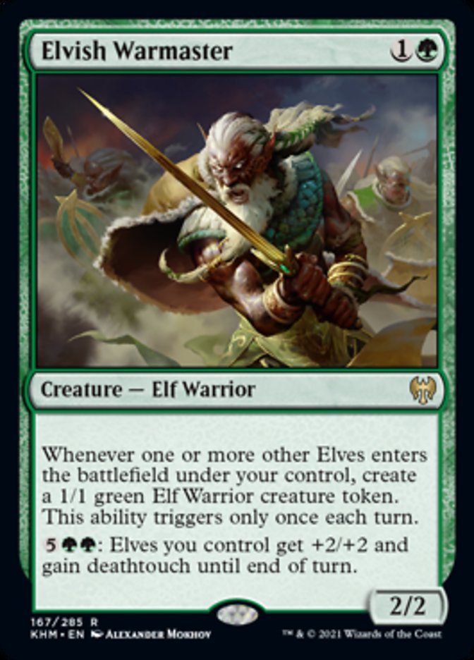 Elvish Warmaster [Kaldheim] | L.A. Mood Comics and Games