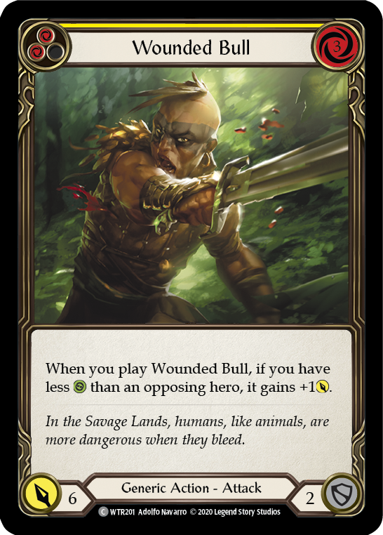 Wounded Bull (Yellow) [U-WTR201] (Welcome to Rathe Unlimited)  Unlimited Normal | L.A. Mood Comics and Games