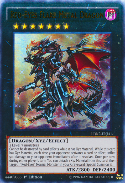 Red-Eyes Flare Metal Dragon [LDK2-ENJ41] Ultra Rare | L.A. Mood Comics and Games