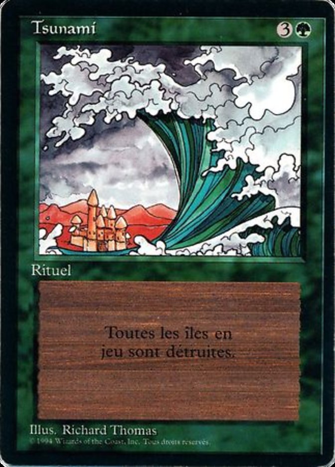 Tsunami [Foreign Black Border] | L.A. Mood Comics and Games